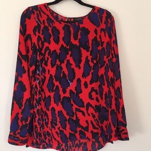 Brightly colored blouse